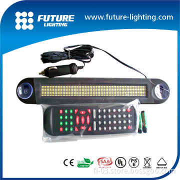 high quality 12V 7*40dots SMD leds, plastic casing Red led car display